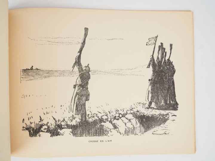 HERMANN-PAUL. La dernière guerre. 20 dessins. Préface d'Anatole France