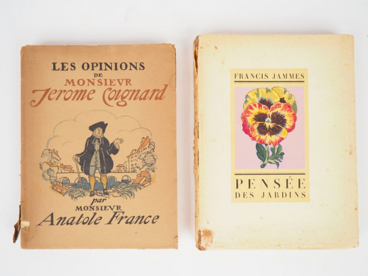 JAMMES (Francis). Pensée des jardins, illustrée d'images en couleurs d