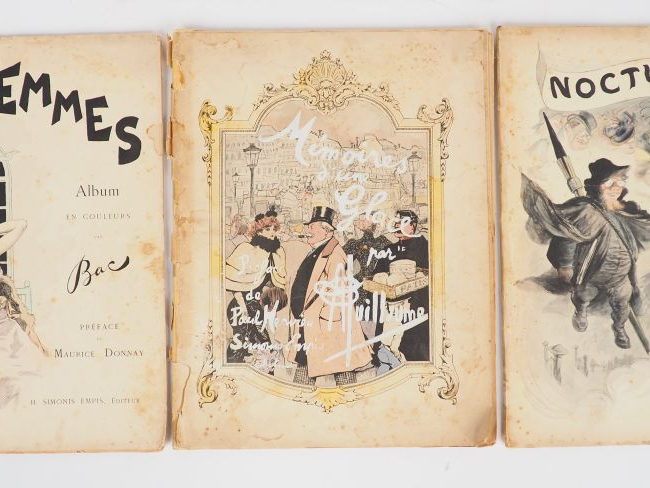 LEANDRE. Nocturnes. -BAC. Nos femmes. -GUILLAUME (A.). Mémoires d'une 