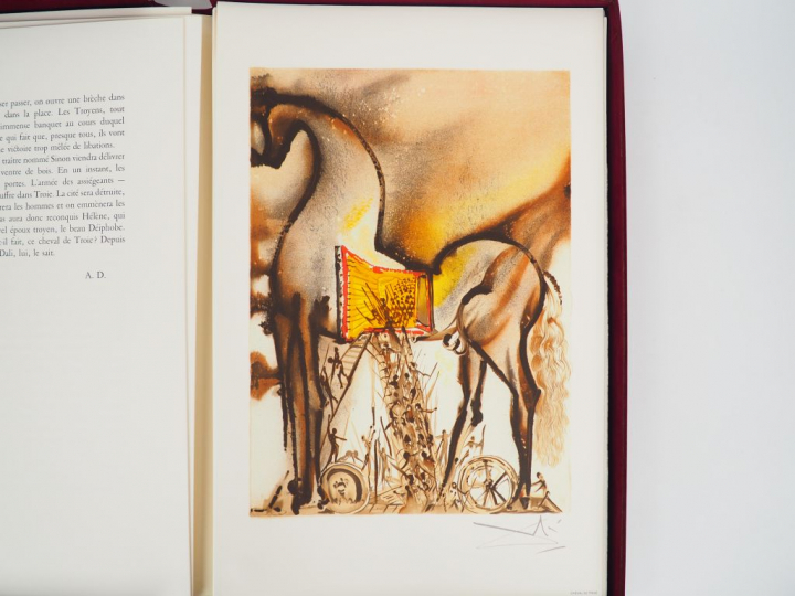LES CHEVAUX DE DALI. Textes Alain DECAUX et Léon ZITRONE. Préface Yves