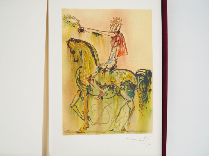 LES CHEVAUX DE DALI. Textes Alain DECAUX et Léon ZITRONE. Préface Yves