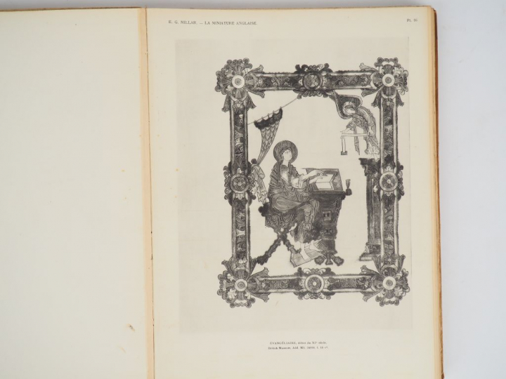 MILLAR (Eric G.). La Miniature anglaise du Xème au XIIIème. Paris, Van
