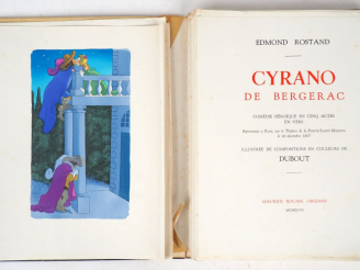 Vente aux enchères ROSTAND (Edmond). Cyrano de Bergerac. Illustré de compositions en coul