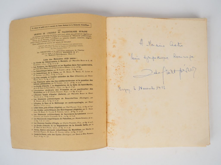 SAINT-PERIER. La Grotte d'Isturitz. III. Les Solutréens, Les Aurignaci
