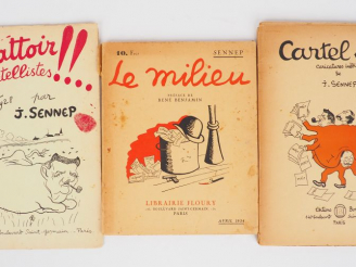 Vente aux enchères SENNEP (J.). Cartel et Cie. - A l'Abattoir les Cartellistes. Paris, Bo