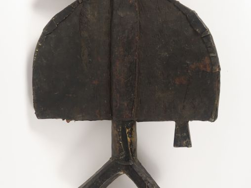 Figure de reliquaire mbulu ngulu Kota Obamba, Gabon Bois brun à patine