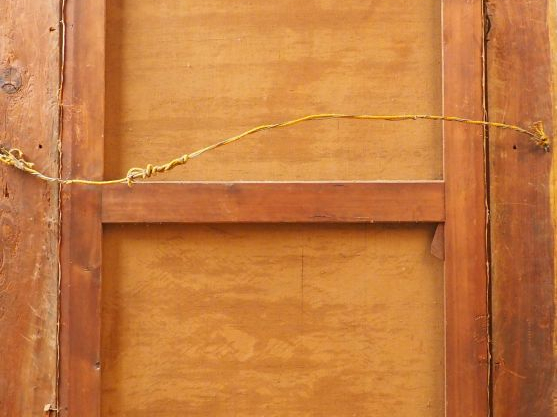 O. de COCQUEREL. "Nature morte à l'aiguière, et aux fruits". Huile sur