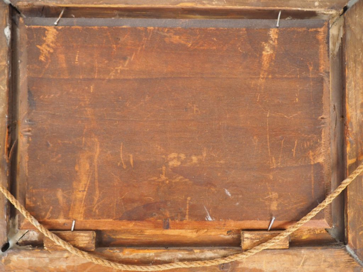 G. S WART "Marine". Huile sur panneau. Signée en bas à droite. Dim : 1