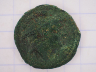 Vente aux enchères Sextans, c. 211-206 av. J.-C. A./ Tête de mercure R/[Roma] C Proue de 