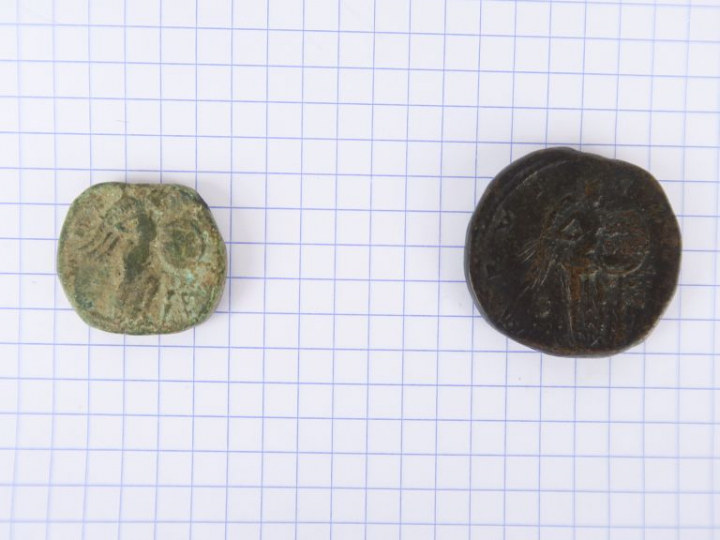 Marc Aurèle (161-180 apr. J.-C.), lot composé d’un sesterce, A/ M ANTO