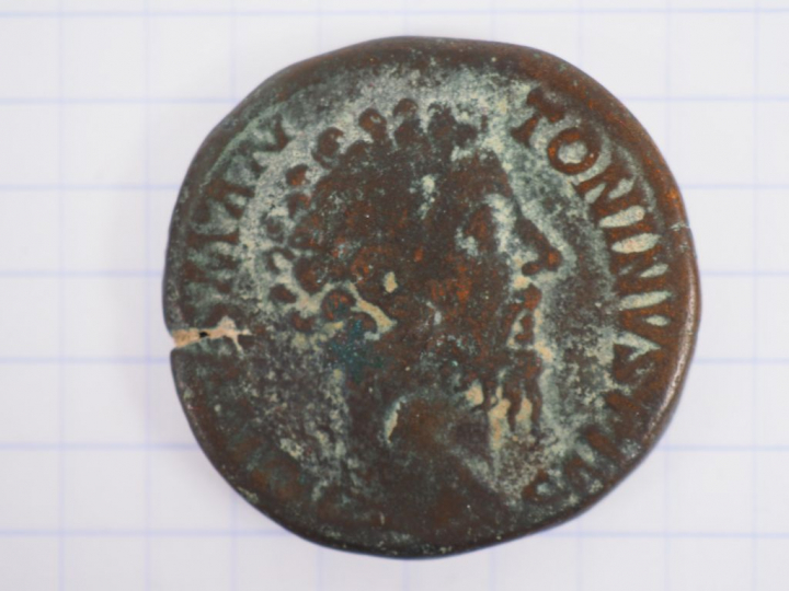 Marc Aurèle (+ 180 apr. J.-C.), sesterce commémoratif frappé sous Comm