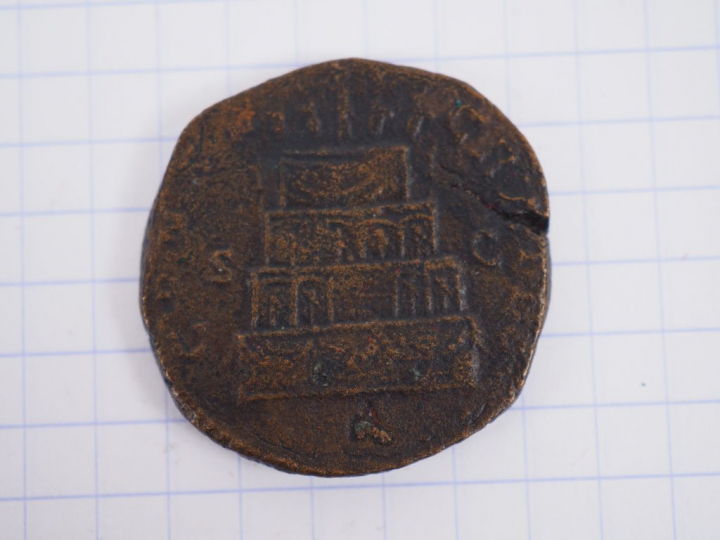 Marc Aurèle (+ 180 apr. J.-C.), sesterce commémoratif frappé sous Comm