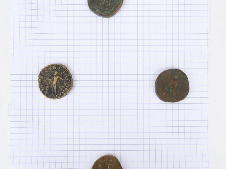 Gordien III (238-244 apr. J.-C.), lot de quatre sesterces dont R/ MARS