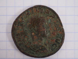 Vente aux enchères Philippe II (247-249 apr. J.-C.), sesterce. R/ PAX AETERNA. TB.