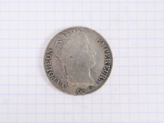 Vente aux enchères Napoléon Ier, 5 francs, 1813 I, Limoges. B