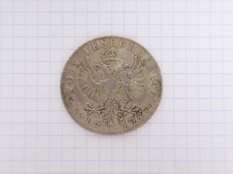 Vente aux enchères Suisse, Genève, 1 thaler ou écu, 1722. TB