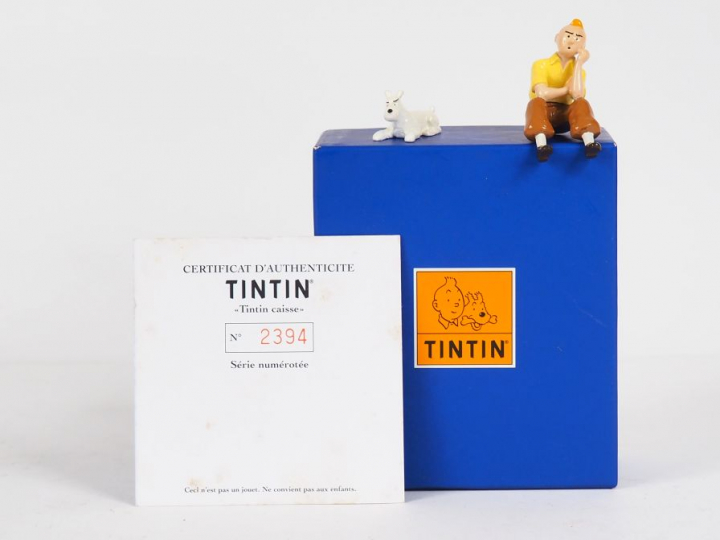 REF46904- Moulinsart Plomb/ Collection générique "Tintin caisse" numér