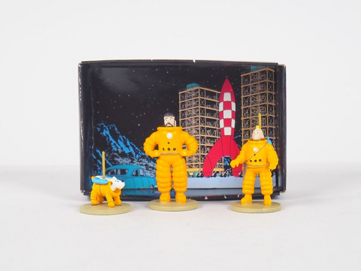 Moulinsart Plomb/ Collection Mini série  "Tintin Coffret Lune" - Etat 
