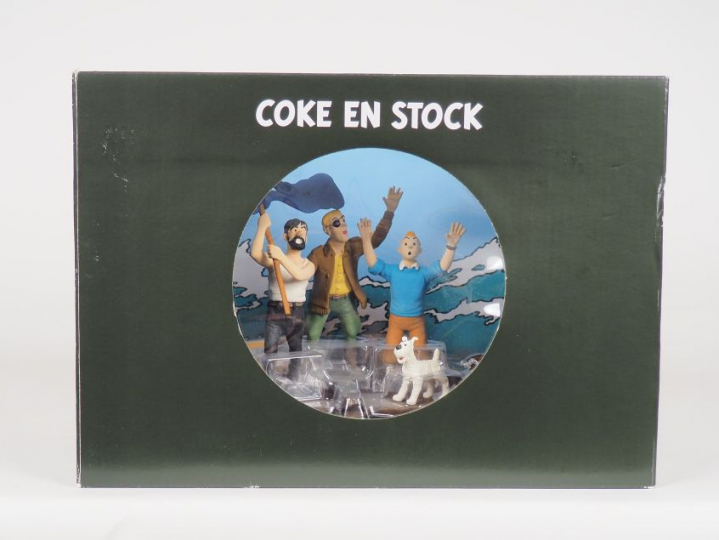 Ref 43003 TINTIN Collection DIORAMA Couverture Album"COKE EN STOCK " R