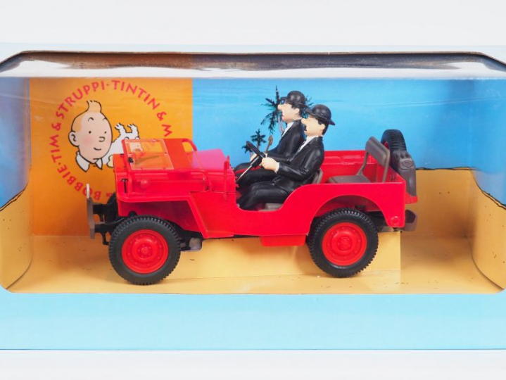 Jeep Hapax Tintin au pays de l'or noir 1/18e NEUF - 1994