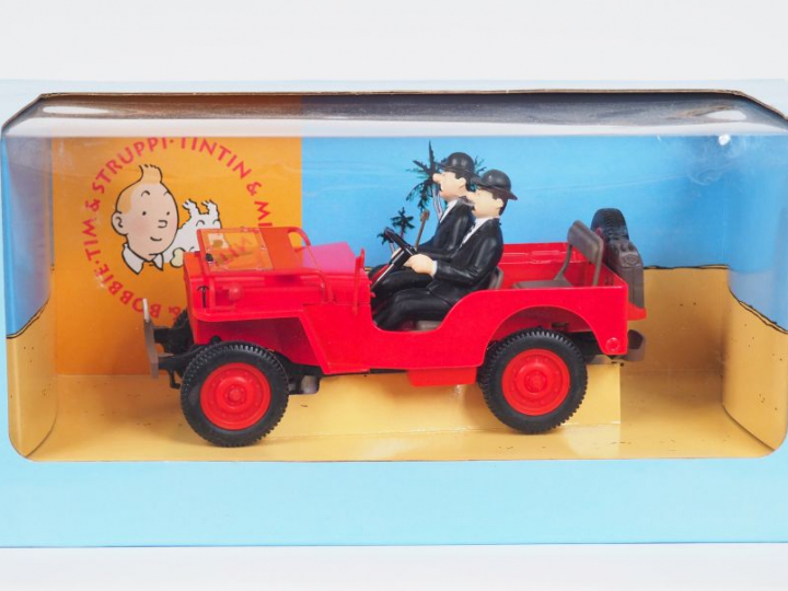 Jeep Hapax Tintin au pays de l'or noir 1/18e NEUF - 1994