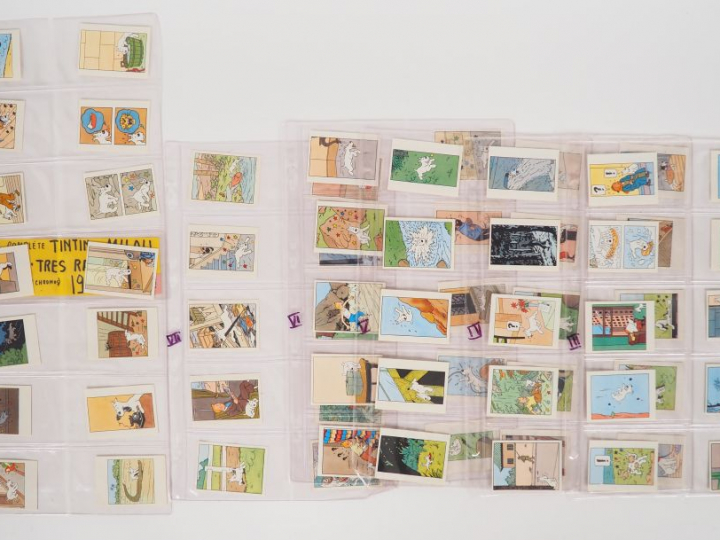 Collection complète BUBBLE GUM "Concours MILOU" 64 CHROMOS 1964 