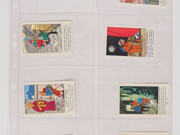 Collection CASTERMAN (1976) 19 CHROMOS "les Albums de Tintin et Milou"