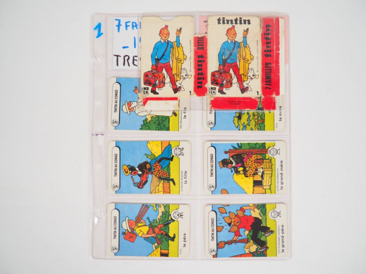 Divers Jeux de Familles Anciens : Cartes Pub SILAN (11) 1950+ 7 famill