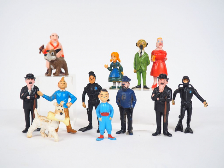 13 personnages ESSO 1973 série complète