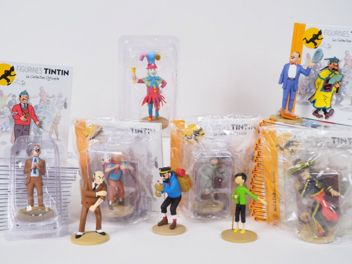 53 figurines dont 38 Figurines (N°51 à 88) "Collection oficielle TINTI