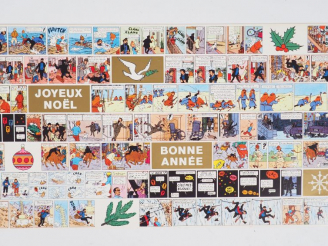 Vente aux enchères Carte de vœux 1973/1974 : Série de strips : Les bijoux de la Castafior