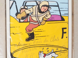 Vente aux enchères Carte club "Protecta Natura" signé en 1988 par BELLU