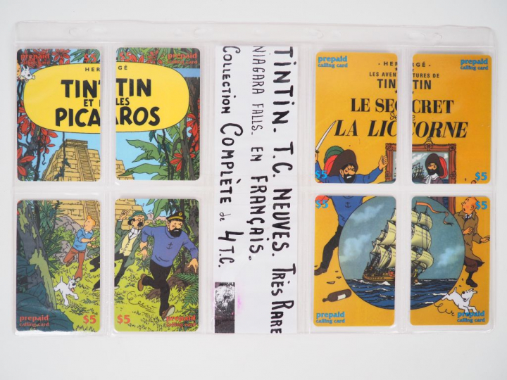 TINTIN 10 PUZZLES CARTE TELEPHONIQUE. CANADA NIAGARA FALLS COMMU (Les 
