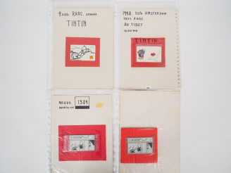 Vente aux enchères 4 cartes téléphoniques dont 1 Orange, 2 BELGACOM, 1 expo AMSTERDAM AU 