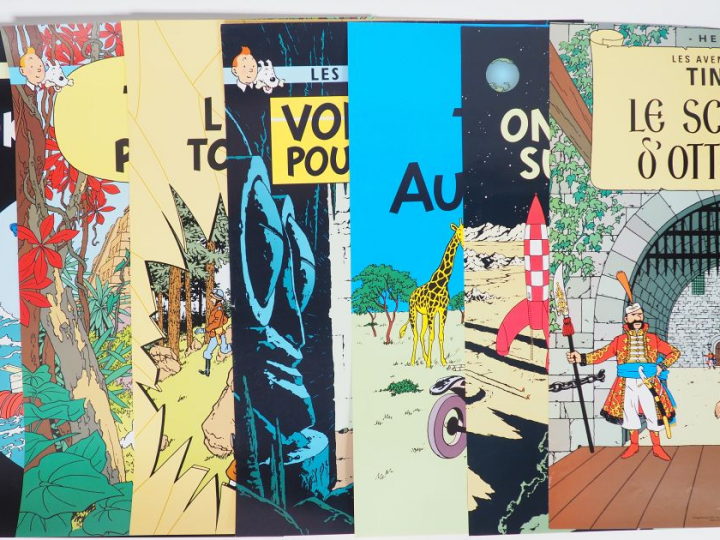 21 AFFICHES couvertures d'albums différentes dont 9 numérotées NEUF
