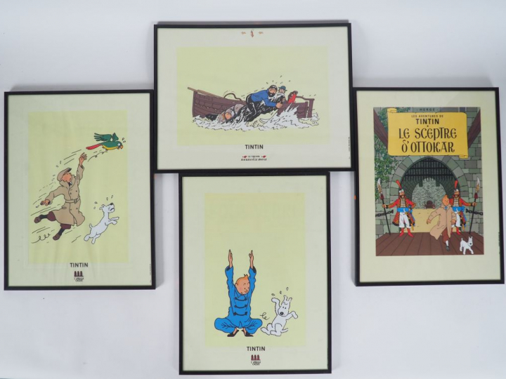 16 SUPERBES Cadres dont 3 "Sceptre d'Ottokar" 1997 Official Moulinsart