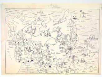 Vente aux enchères Fac - similé d'un dessin original d'Hergé, publié dans le petit XXe du