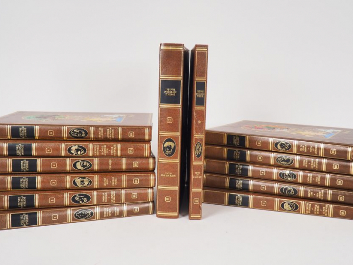 13 volumes L'œuvre Intégrale d'HERGE Edition ROMBALDI ( T1 à T13 ) BE/