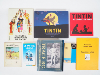 Vente aux enchères 8 ouvrages sur Tintin (TRACE RG (1998) BE +, Le Musée Imaginaire de Ti
