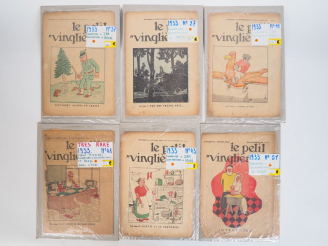 Vente aux enchères Le petit XXe : Ensemble de 6 numéros de l'année 1933 (N° 11,27,37,43,4