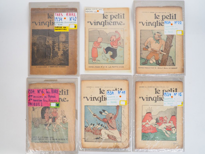 Le petit XXe : Ensemble de 6 numéros pour l'année 1934 (N° 6,11,15,20,