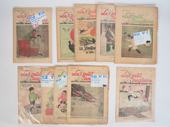 Le petit XXe : Ensemble de 10 numéros  pour l'année 1938 (N° 5,7,11,20