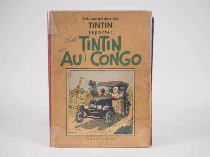 Les Aventures de Tintin reporter - Tintin au CONGO -1937 NB -DR 4e pla