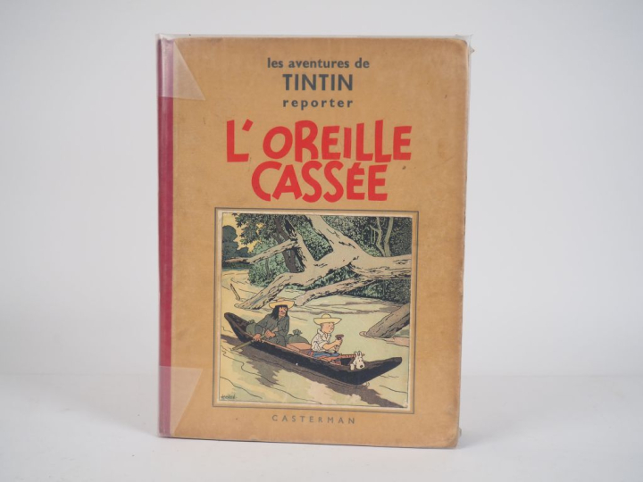 Les Aventures de Tintin reporter -L'Oreille Cassée EO -1937 NB - 4e pl