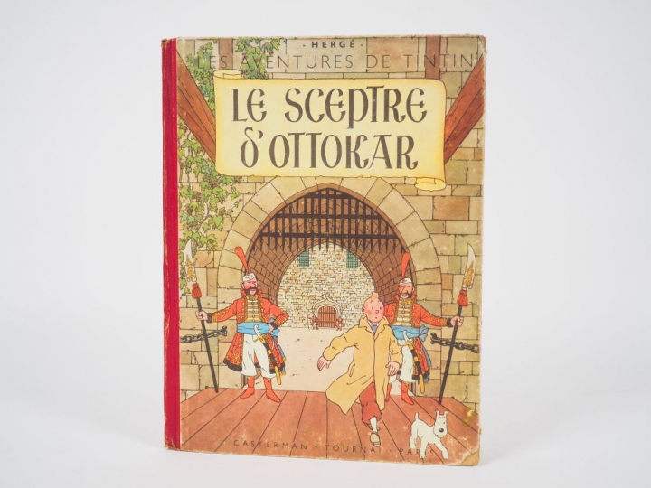 Le Sceptre d'Ottokar- 1947 - DR B1 - EO 1ere couleurs- Page de titre e