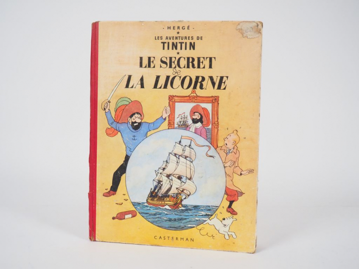 Le Secret de la Licorne - 1954 - DR B9 -Intérieur TBE - Coins abimés e
