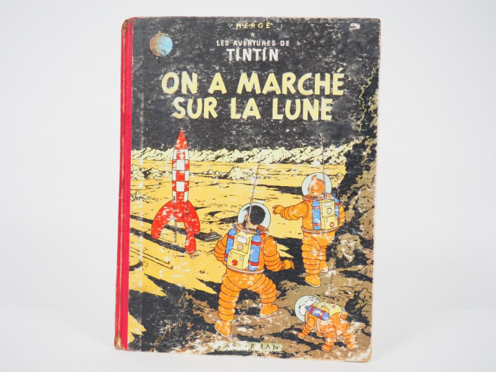 On a marche sur la Lune-1956-DR B20-Intérieur : TBE 1er et 4e plat fro