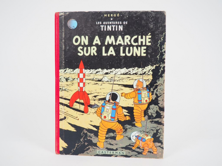 On a marché sur la Lune-1961-DR B30-Intérieur : TBE - 1er et 4e plat T