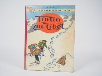 Vente aux enchères Tintin au Tibet - 1960 - EO Belge DR B29 - Intérieur : BE+ - 4e plat B