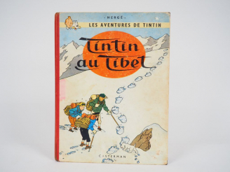 Vente aux enchères Tintin au Tibet - 1960 - EO Belge DR B29 - Intérieur : TBE - 4e plat T